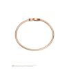 HAPPY HEARTS GOLDEN HEARTS BANGLE, ROSE GOLD, DIAMOND