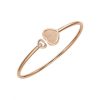 HAPPY HEARTS GOLDEN HEARTS BANGLE, ROSE GOLD, DIAMOND