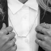 Chopard ICE CUBE PURE NECKLACE, ETHICAL WHITE GOLD, HALF-SET DIAMONDS