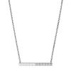 Chopard ICE CUBE PURE NECKLACE, ETHICAL WHITE GOLD, HALF-SET DIAMONDS