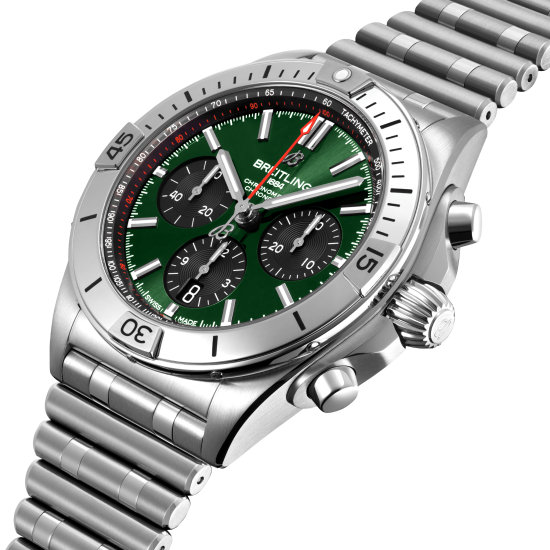 Breitling CHRONOMAT B01 42 BENTLEY Stainless Steel - Green
