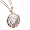 Chopard HAPPY SPIRIT PENDANT, ETHICAL ROSE GOLD, ETHICAL WHITE GOLD, DIAMONDS
