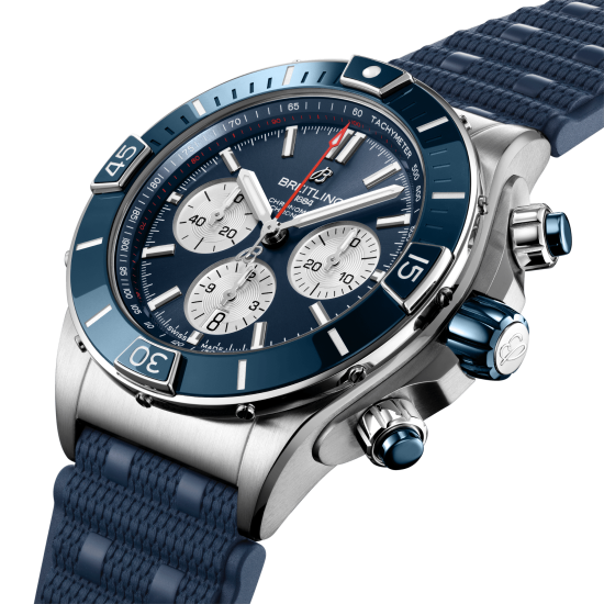 Breitling SUPER CHRONOMAT B01 44 Stainless steel - Blue AB0136161C1S1